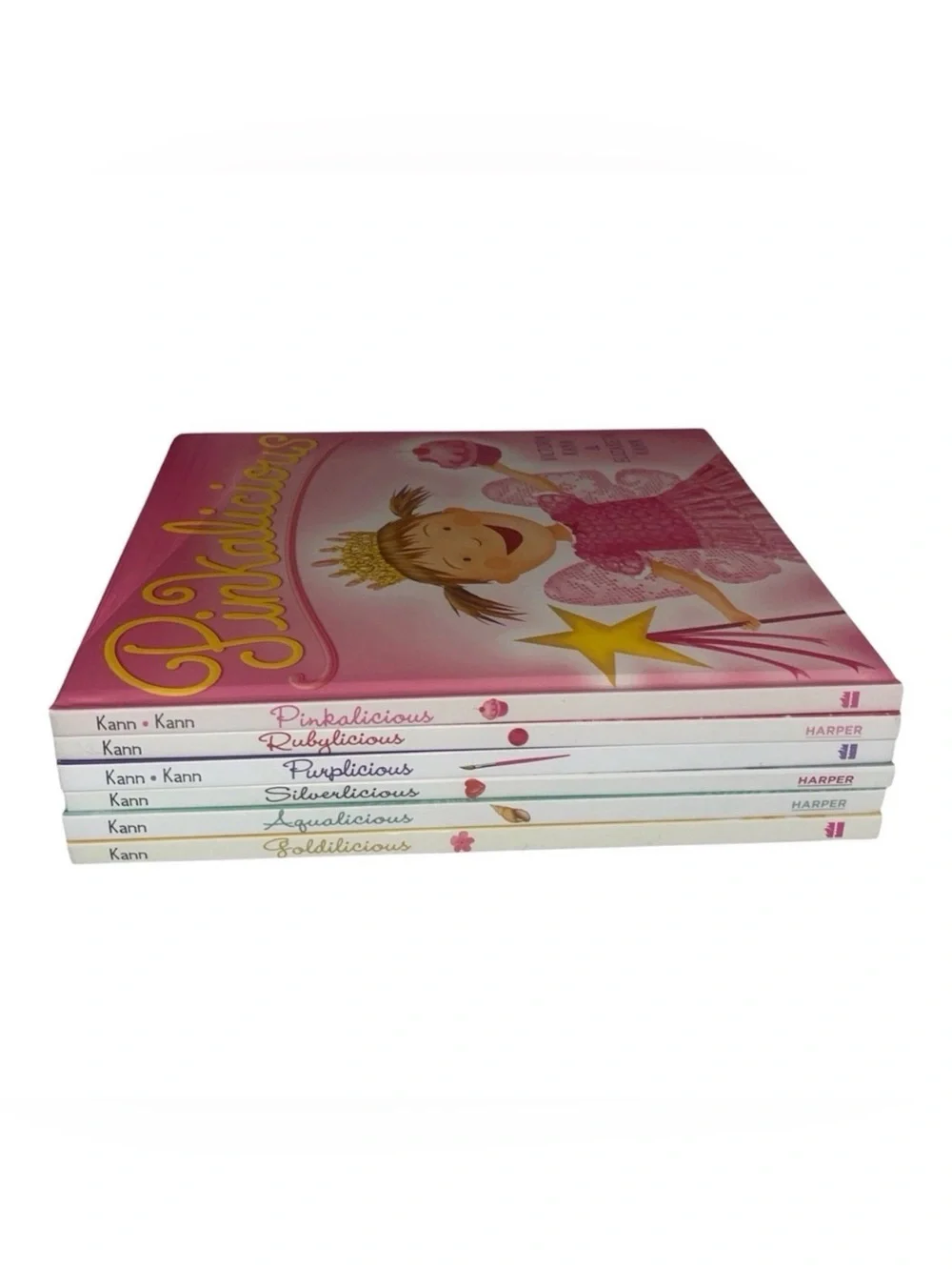 Lot of 6 Pinkalicious Series Picture Books by Victoria Kann Hardcover